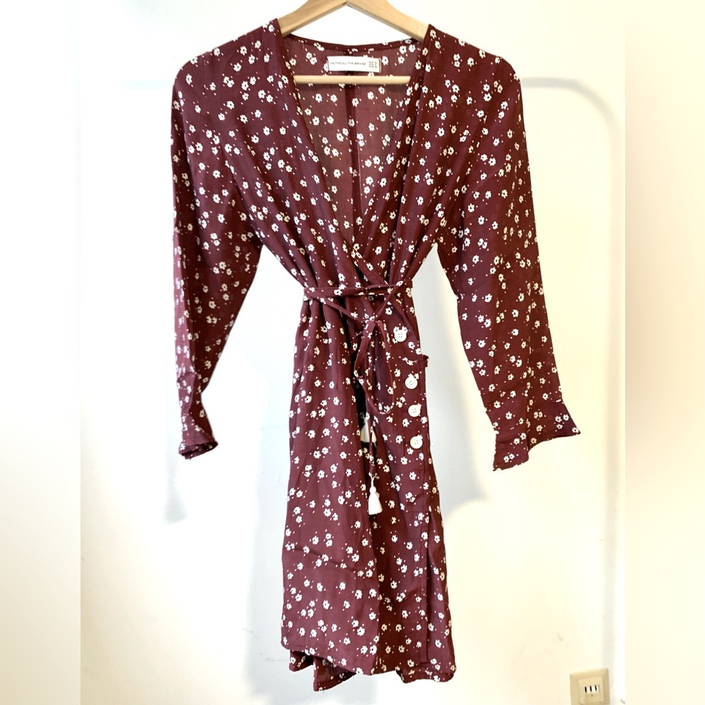 Faithfull the Brand Viscose Wrap Dress